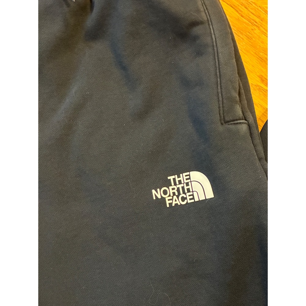 The North Face Mens Black Fleece Joggers Sweatpants Tapered Athletic Pants M